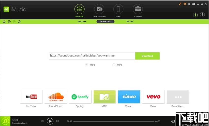 Aimersoft iMusic下载,音乐管理,音乐传输,音乐下载
