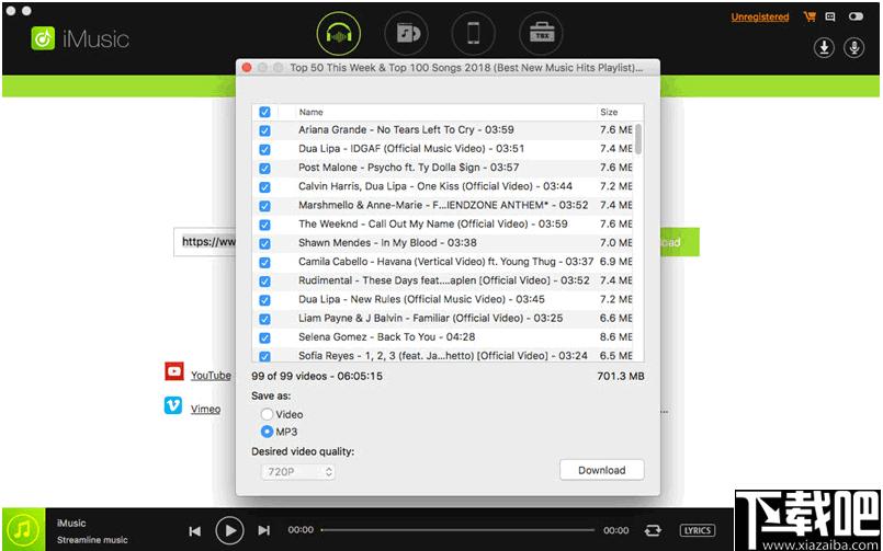 Aimersoft iMusic下载,音乐管理,音乐传输,音乐下载