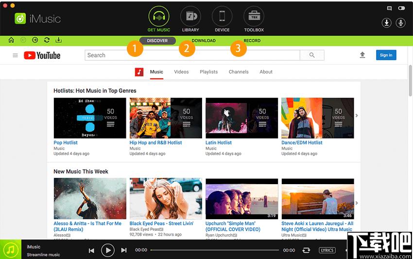 Aimersoft iMusic下载,音乐管理,音乐传输,音乐下载